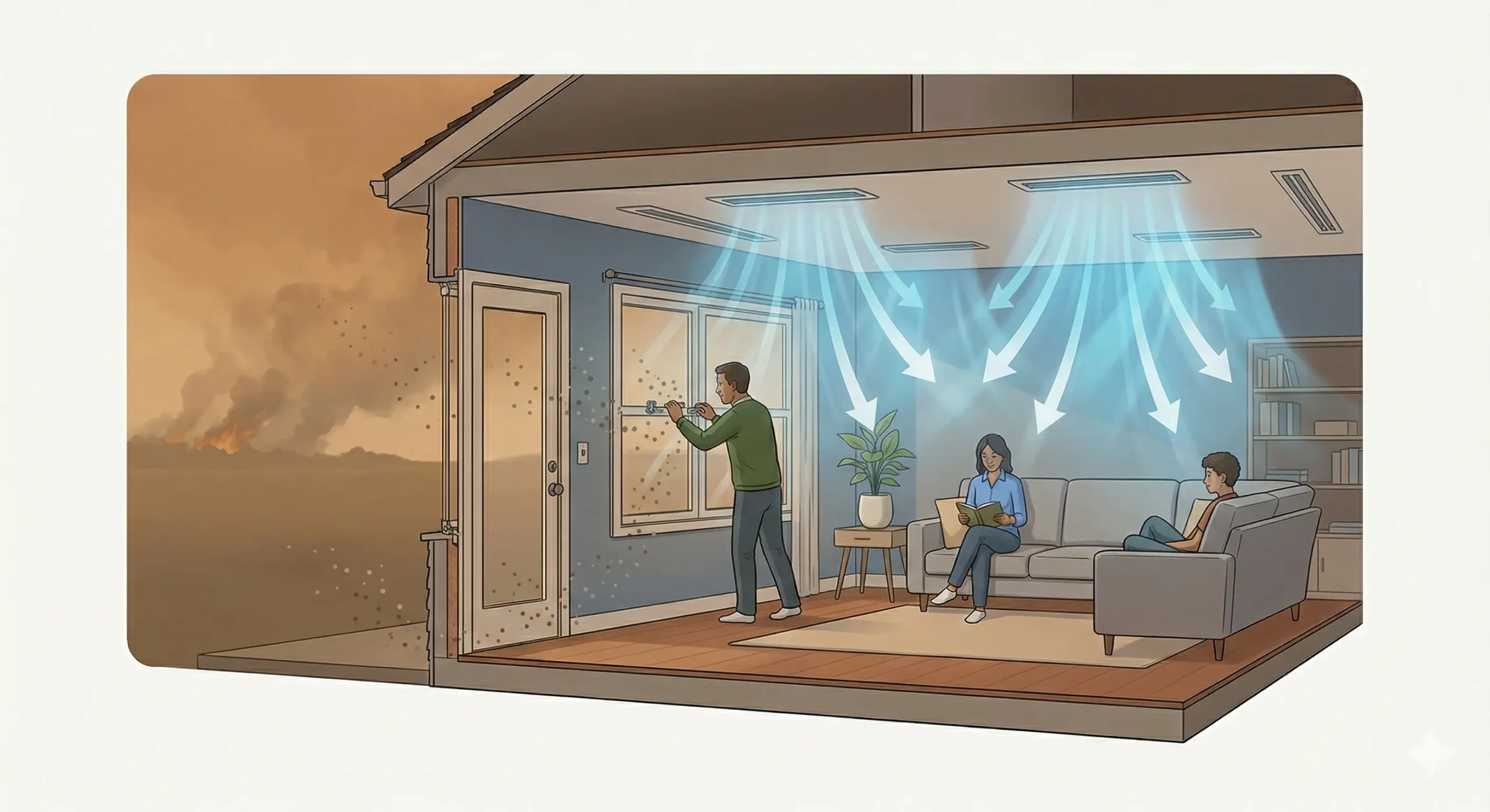 How To Protect Yourself From Wildfire Smoke Indoors | Proven Steps